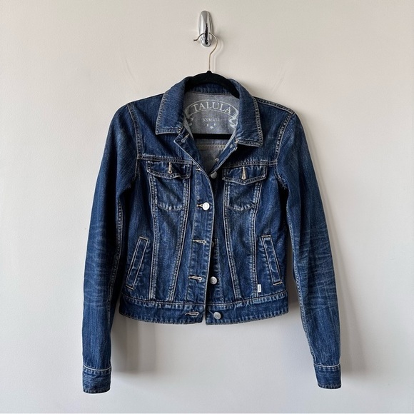 ARITZIA-TALULA Denim Long Sleeve Jacket (Size:XS) - Picture 4 of 11